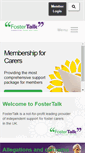 Mobile Screenshot of fostertalk.org